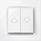 SIMON - Shutter push, recessed wall switch, Simon 10 series, easy to | Smart push: One press raises or lowers the blind witho