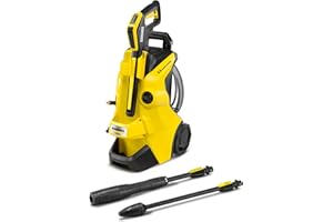 Kärcher K 4 Power Control Flex Pressure Washer, Pressure: max. 130 bar, Flow Rate: 420 l/h, Area Coverage: 30 m²/h, Water Filter, Weight: 11.5 kg, High-Pressure Flex Hose, Dirt Blaster, Spray Lance