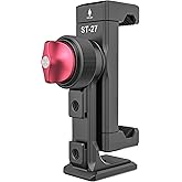 ULANZI ST-27 Metall Handy Stativ Adapter, Handyhalterung mit 3 Cold Shoe, Arca-Swiss Handy Halterung Stativ mit 1/4" Schraube