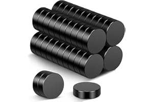 Wukong 40 sztuk czarnych magnesów neodymowych, 8 x 3 mm, mały magnes na lodówkę, lodówkę, rękodzieło, tablicę magnetyczną i projekt DIY