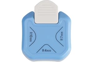 Exuberia Coin, Outil Découpe pour Angle Arrondi, Perforatrice Papier 3 en 1, pour Projets DIY, Scrapbooking, Création Cartes