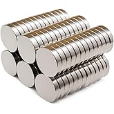 Yizhet 50 Stück Neodym Magnete 10x2 mm Mini Magnete für Magnettafel, Whiteboard, Tafel, Pinnwand, Kühlschrank u.v.m