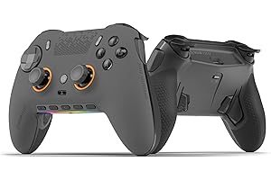SCUF ENVISION PRO Wireless V2 (2025) PC Only Gaming Controller – Anti-Drift Thumbsticks – Five Remappable G-Keys – Remappable Back Paddles – Instant Triggers – Steel Grey