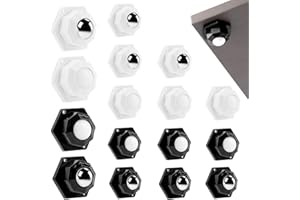 VFANDV 16 Pezzi Ruote per Mobili, Ruote Girevoli Autoadesive Rotanti a 360° Ruote Ruote per Mobili Pesanti Ruote Spostare Mobili per Organizzatori Piccoli Mobili e Elettrodomestici