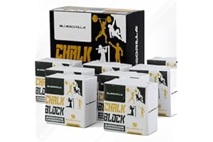 BLUEGORILLA magnesio Taco, magnesio Crosstraining en Polvo Gimnasio. Mejora tu Grip! Powerlifting, halterofília, Padel, Gym.