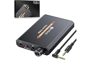 Neoteck HiFi Amplificatore per Cuffie Portatile 16-600Ω Amplifier per Cuffie da 3.5mm in Alluminio Amp per Cuffie con Potenziamento Bassi con Batteria Ricaricabile da 1500mAH per MP3 Smartphone Laptop