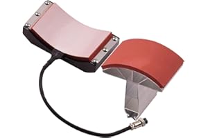 HUIOP Prensa de sombreros,Hat Cap Press Mat Pad Accesorio de transferencia de calefacción Gel de sílice 5.5x3 pulgadas 220V para máquina de prensa de calor Máquina de calefacción de sombrero