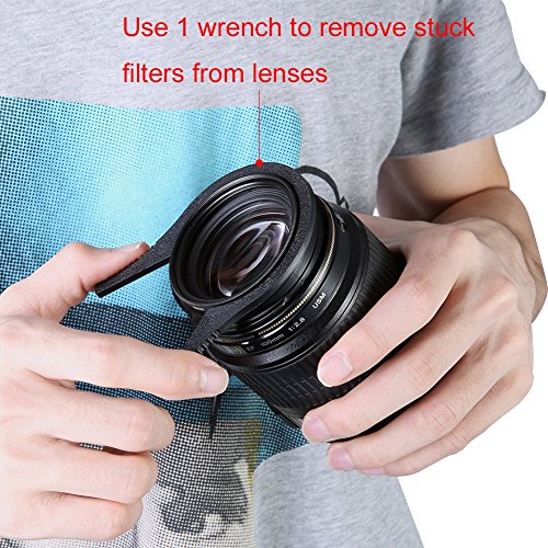 Neewer   stri   Int  rieur Cl      filtre    lentille de l appareil photo kit  paire de deux        pour filetage de lentille 48   58  mm pour Canon  Nikon  Sony et autres appareils photo reflex num  riques