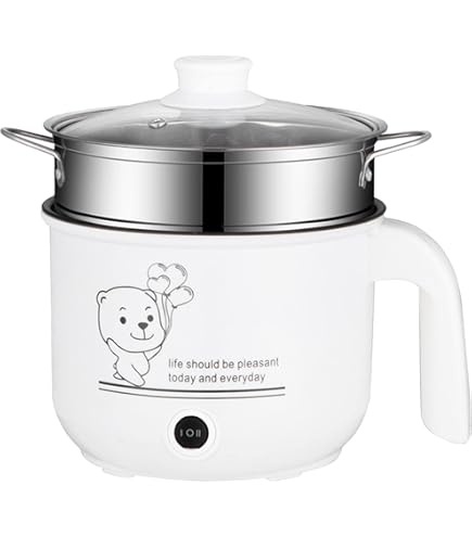 Tuzsocr Pentola Elettrica 2L - Fornello Portatile Per Cucina Rapida