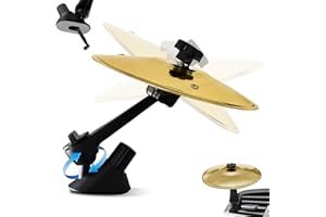 RUMSFEL Mini Platillo, Mini Drum Clip, Mini tambores y platillos, Se colocan en las rejillas de ventilación y vibran al ritmo de la música. Ideal para animar los atascos y viajes aburridos