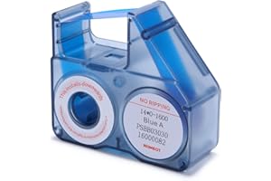 NIIMBOT B18 kompatybilna taśma do etykietowania, wymienne taśmy uzupełniające do drukarki etykiet termotransferowych, czytelny nadruk, długotrwała nieblaknąca, do 16 metrów (niebieska)