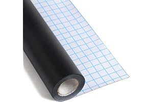 BESTOOL Pellicola per lavagna autoadesiva nera, 43 x 300 cm, carta lavagna adesiva per gesso, pellicola peautoadesiva nero opaco