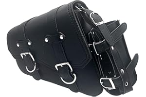 KYN Sac de selle triangulaire universel pour moto avec porte-bouteille d'eau - Sac latéral étanche - Sac de rangement latéral pour outils et rangement latéral compatible