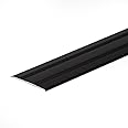 SELF-Adhesive ANODISED Aluminium Door Floor BAR Edge Trim Threshold Profile 930mm x 35mm A08 Black