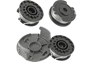 EPLZON Bobina a Filo lunghezza 4 m Ø 1,6 mm F016800569 F016800385 per decespugliatore a batteria Bosch EasyGrassCut 23/26/18/18-230/18-260/18-26 e Copertura bobina F016F05320(3 Bobine + 1 Copertura)