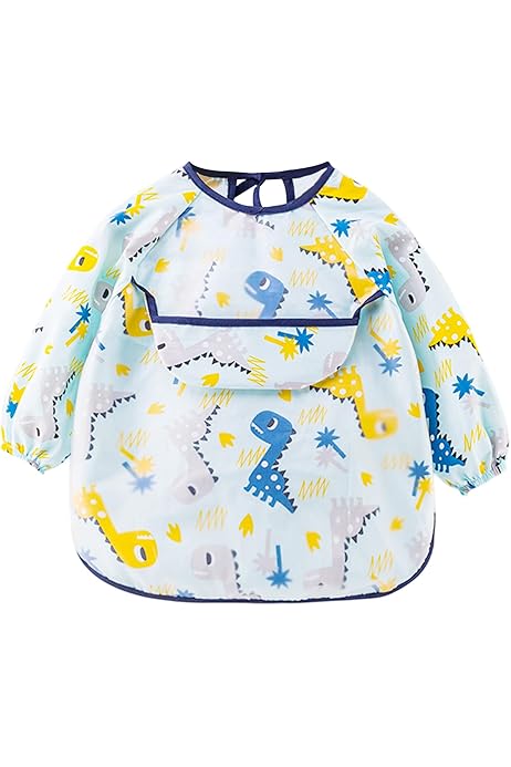 Bavaglini Usa E Getta NILIKES 60 Pz - Impermeabili, Compostabili, Con Tasca Raccoglipappa - Foto 3