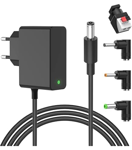 Poppstar 12V 2A Netzteil - Universal Netzadapter Mit 5,5mm/2,5mm Stecker
