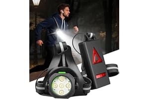 Victoper Running Lights for Runners Chest LED Lamp, Running Torch Light Dog Walking Torch 90°Adjustable Angle USB Rechargeable Torch for Dog Walking Night Runners Hiking Jogging