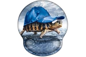 ‎AOKSUNOVA AOKSUNOVA Podkładka pod mysz z poduszką żelową, podkładka pod mysz z podkładką pod nadgarstek, ergonomiczna podkładka pod mysz, podkładka pod mysz, mata biurowa, żółw