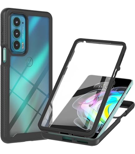 SEAHAI Hülle Für Motorola Edge 20 Lite/Fusion - Ultradünne TPU-Hülle Mit Marmor-Design