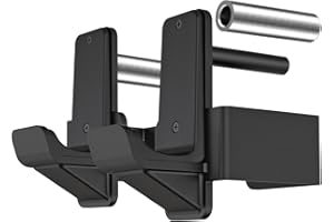 Kipika Ganchos en J para rack de potencia de 3 x 3 pulgadas con agujero de 5/8 pulgadas o 1 pulgada - Ganchos inferiores de acero reforzado con almohadillas de goma - Accesorios de rack de potencia