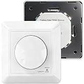 Dimmer LED 230V Dimmer Switch Light Dimmer 5-400W Embedded Dimmable Dimmer Knob Suitable for Incandescent and Halogen Monochr