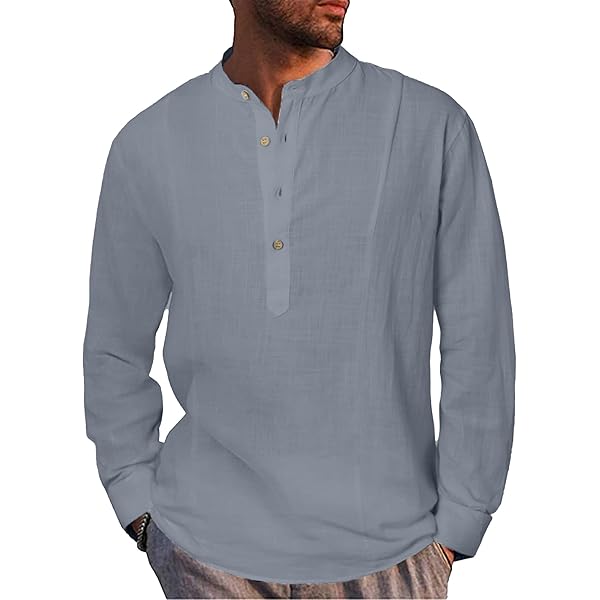 Shirt Met Lange Mouwen Heren Vrijetijdshemd Opstaande Ontspannen Oversized Hawaiihemd