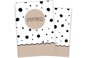 Wilhelm Fell Custodia per passaporto per animali I Personalizzabile per il tuo animale domestico, Idea regalo personale per il proprietario di animali domestici, custodia protettiva per il libretto di