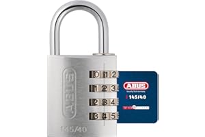 Abus AB145/40 Kłódka z Zamkiem Szyfrowym Srebrna 2 x 5 x 10 cm