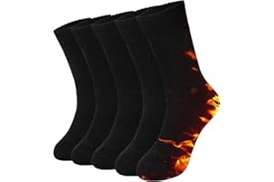 Josnown Thermosocken Damen Dicke Warme Wintersocken Weiche Wollsocken Wandersocken für Damen 5 Paar