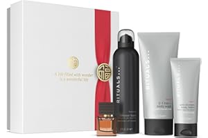 RITUALS Caja de regalo Homme, Medium – Set de baño para hombre con productos para el cuidado de la piel con bambú, menta y madera de cedro – Propiedades estimulantes