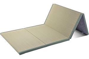 Batel Huh Tradizionale Giapponese Tatami Futon Materasso, Tappetino Materasso Giapponese Futon per Dormire, Meditazione, Yoga, Zen,Naturale(Size:75×200×3.5cm)