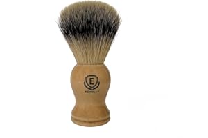 Premium Shaving Brushes For Men by Echolly-NO Shed Bristle Shave Brushes-Wood Handle Legacy Shave Brush-Rich and Fast Lather Shaving Cream Brush (Classic Beech)