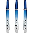 Unicorn Dart Shafts | Gripper 3 Two-Tone | Durable Nylon | Blue and White | 3 Stems | Short 34.4 mm
