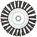 Produktbild Weiler Vortec Pro Wide Face Wire Wheel Brush, Threaded Hole, Carbon Steel, Full Twist Knotted, 6" Diameter, 0.025" Wire Diameter, 5/8-11" Arbor, 11000 rpm by Weiler Corporation