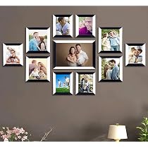 Stuthi Arts Wood Photo Frame Set of 11 Individual Photo Frames ...