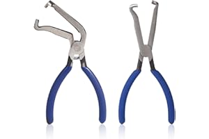 Gosknor 2uds Alicates de Desconexión Eléctrica Coche, Alicates Conectores Eléctricos Electrical Disconnect Pliers Herramientas Desconectar Mangueras Automotrices para Conectores Tipo Pestaña Presión