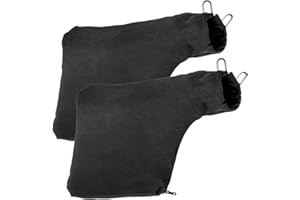 Dzxin Dust Bag for Miter Saw 255 Model, 2 Pieces Black Dust Collector Bags with Zipper Adjustable Bracket for Miter Saw Fits Model 255 Miter Saw Accessories (Black)