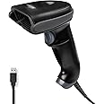 OSCAR UniBar II 1D QR 2D Barcode Scanner Reader | Automatic Area Imager | USB + Virtual COM | Wired with Stand | Scans QR Code from Mobile Phone | Android, iOS, MacOS, Windows | Super Highspeed