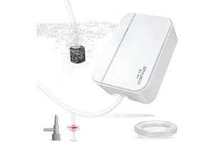 ‎BOXTECH boxtech Aquarium Luftpumpe, Ultra Leise Aquarium Sauerstoffpumpe Leistungsstarke Belüfterpumpe für Reichhaltige und feine Luftblasen（2 Watts）
