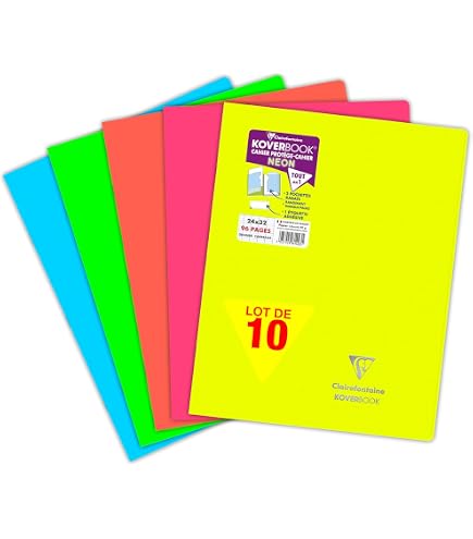 Feuillets Mobiles Clairefontaine 200p - 24x32cm Grands Carreaux - Papier 90g/m²