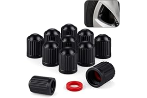 MISTER GIVER 15 Tapones Rueda Coche Universales con Anillo de Sellado Antifuga, Pack de 15 Unidades válidas para Coche, Moto, Bicicleta y Patinete, fabricadas en Plástico Resistente que Protege de Polvo y Humedad.