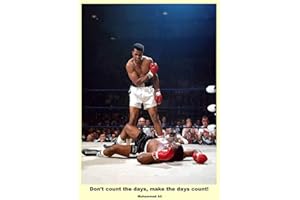 MY LITTLE POSTER Poster Mohamed Ali Citation Couleur Motivation Wall Art