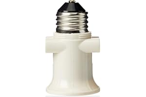 SIM GOLD LEAF Douille voleuse E27 a vis avec 2 prises standard europeenne 4 amperes [Classe énergétique A]