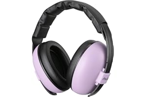 ProCase Cuffie Neonato Antirumore 0-3 Anno,Regolabile Cuffie Antirumore Bambini con Morbido Cuscino, Cuffie di Protezione Dell'udito per Neonati Concerto Aereo Dormire