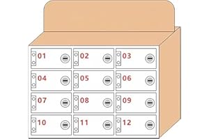 XDXINY Armadietto di stoccaggio del telefono cellulare trasparente montabile a parete armadietto del telefono cellulare serratura della fabbrica scatola di immagazzinaggio del personale scatola di