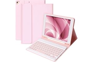 CC Store Keyboard Case for iPad 9th 2021/8th Gen 2020/7th Gen 2019 with 10.2 Bluetooth Wireless Detachable Keyboard, Cover for iPad Air 3 10.5 2019/iPad Pro 10.5" 2017 Built-in Pencil Holder