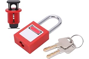 BUACHOIS Dispositif de Verrouillage de Disjoncteur Cadenas de Verrouillage de Disjoncteur de Sécurité Miniature Universel pour L'industrie, L'industrie Chimique, L'énergie électrique, Pétrole(MPCO)
