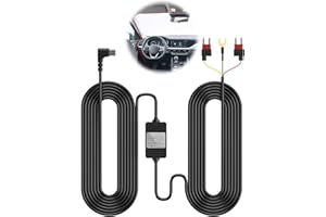 COALWOP Kit Type C Port Caméra Embarquée Hardwire 3,5 M 12V-24V en 5V/3 A Kit de Câblage Port de USB C pour Dashcams avec Surveillance du Stationnement 24H Protection Basse Tension Et Installation Caché