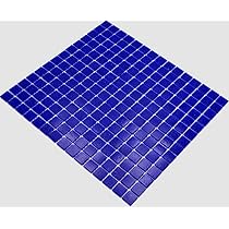 Mosaikfliese Forest Blau - Glasmosaik 298x298mm